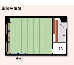 サークル活動室3(和室)平面図